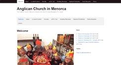 Desktop Screenshot of anglicanchurchmenorca.com